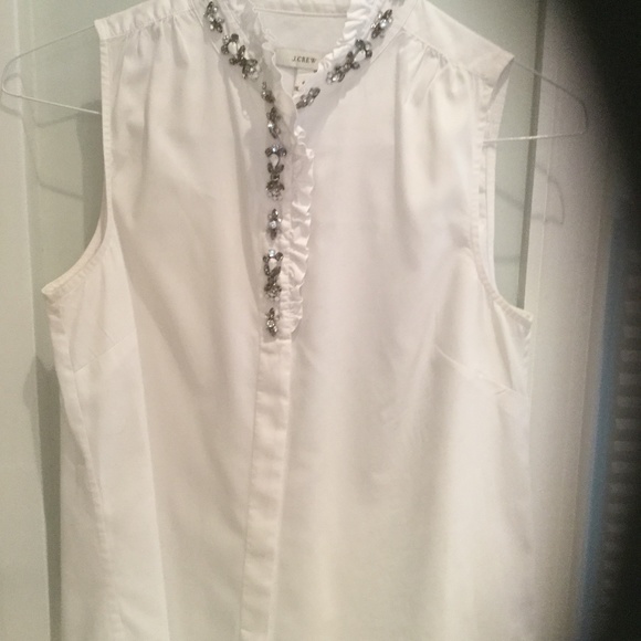 J. Crew Tops - J Crew Sleeveless Cotton Top